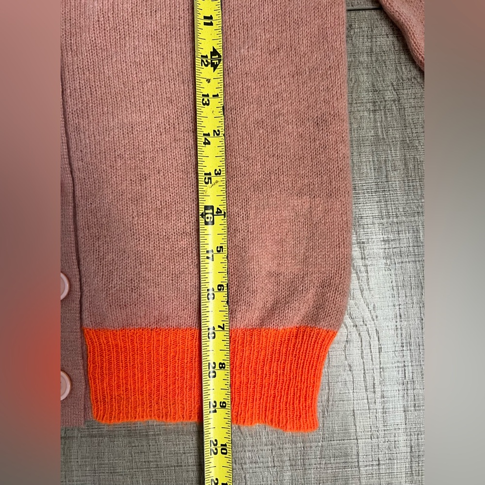 Jumper 1234 Women's Contrast Cashmere Cardigan - Picture 11 of 11